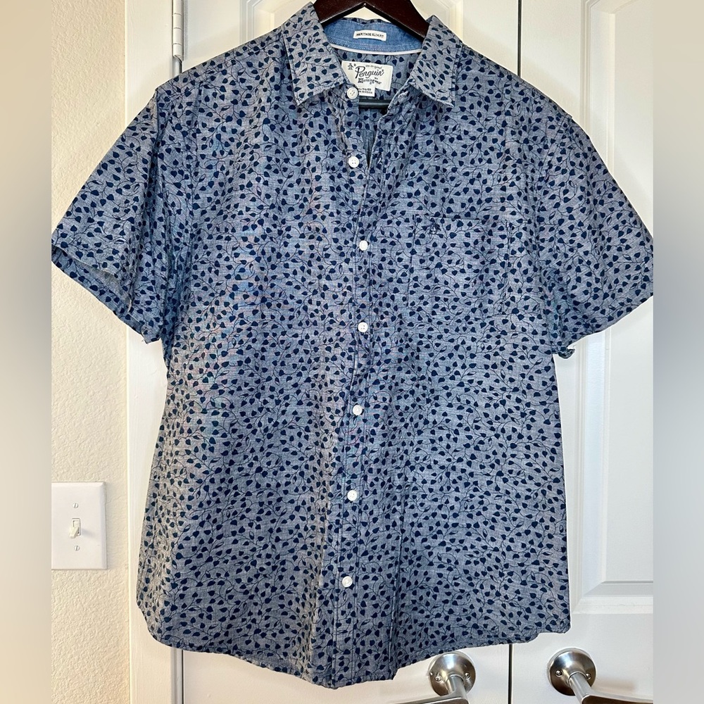 Original Penguin - Men’s Short Sleeve Button Up